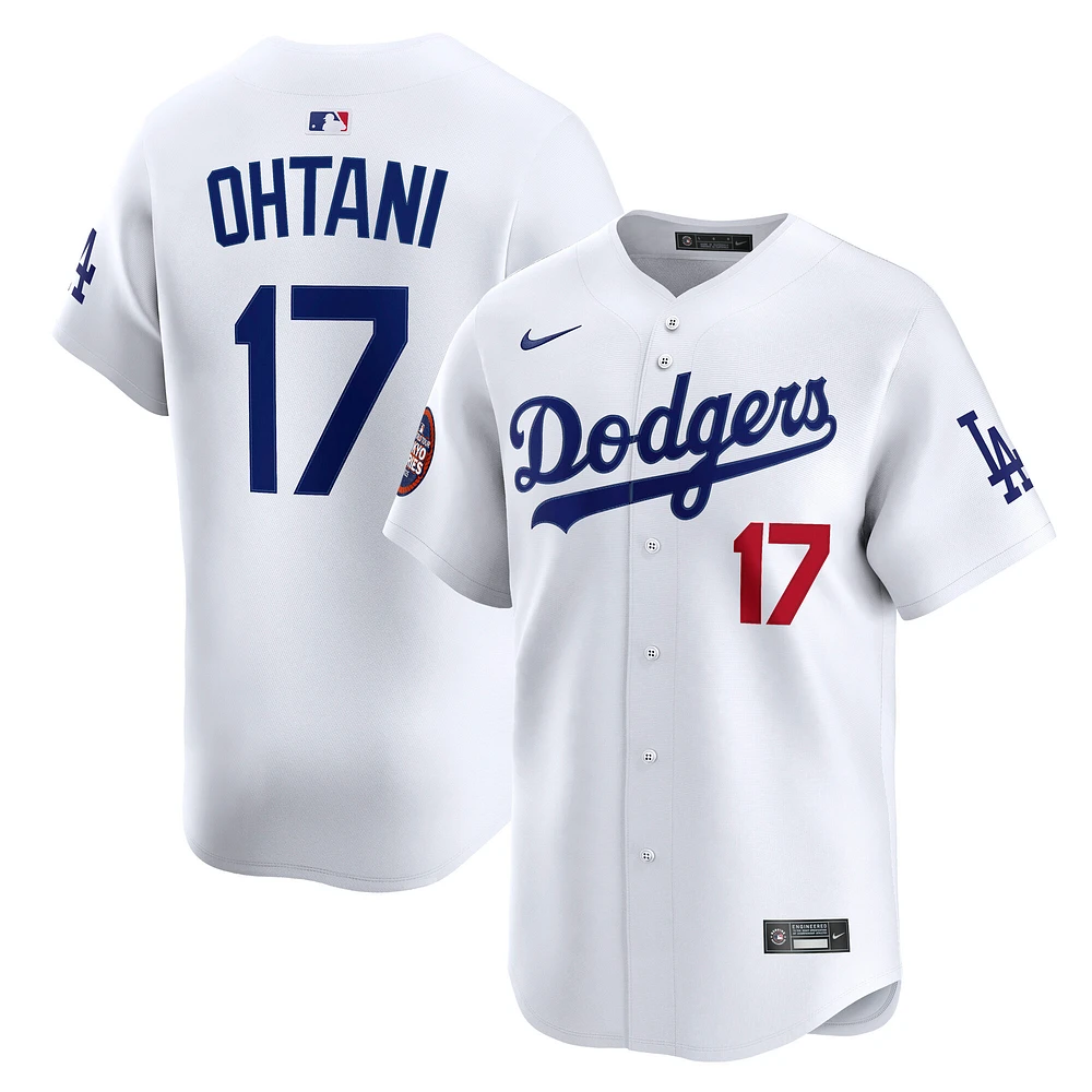 Men's Nike Shohei Ohtani White Los Angeles Dodgers 2025 MLB World Tour: Tokyo Series Home Limited Player Jersey