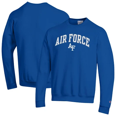 Men's Champion Royal Air Force Falcons Arch Over Logo Pullover Sweatshirt