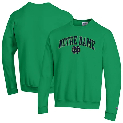 Men's Champion Notre Dame Fighting Irish Arch Over Logo Pullover Sweatshirt