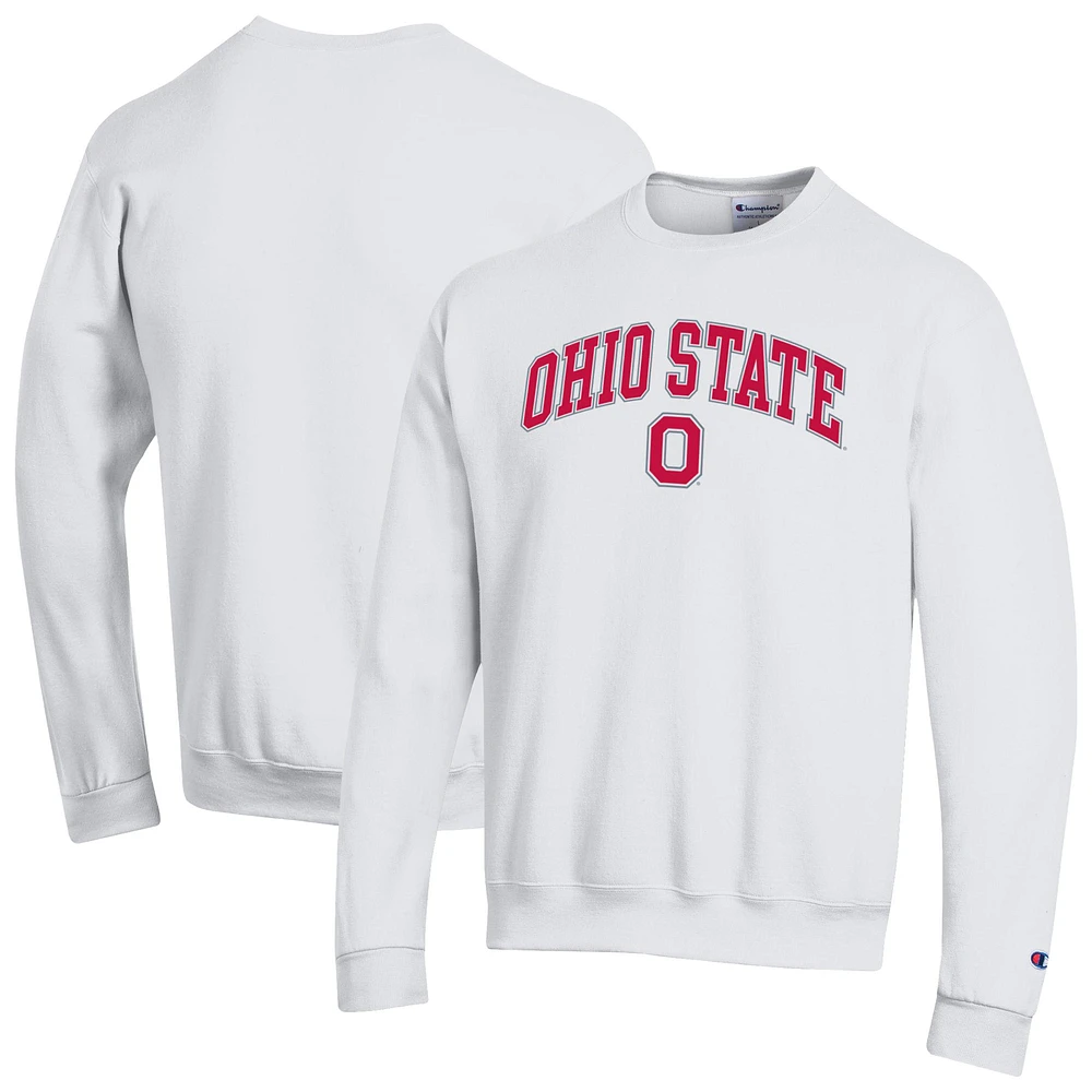 Men's Champion Ohio State Buckeyes Arch Over Logo Pullover Sweatshirt