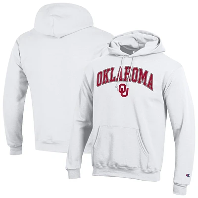 Men's Champion Oklahoma Sooners Arch Over Logo Pullover Hoodie