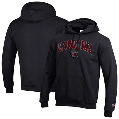 Men's Champion Black South Carolina Gamecocks Arch Over Logo Pullover Hoodie