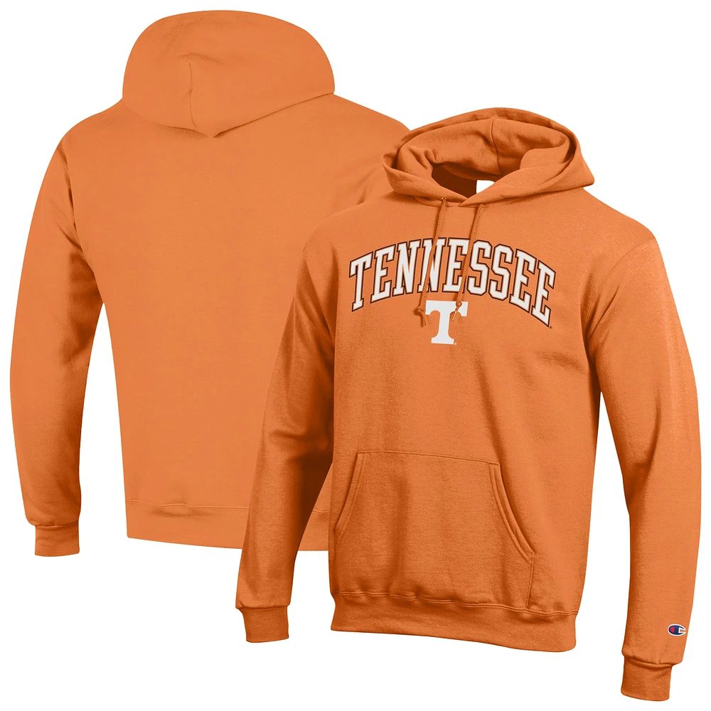 Men's Champion Tennessee Orange Volunteers Arch Over Logo Pullover Hoodie