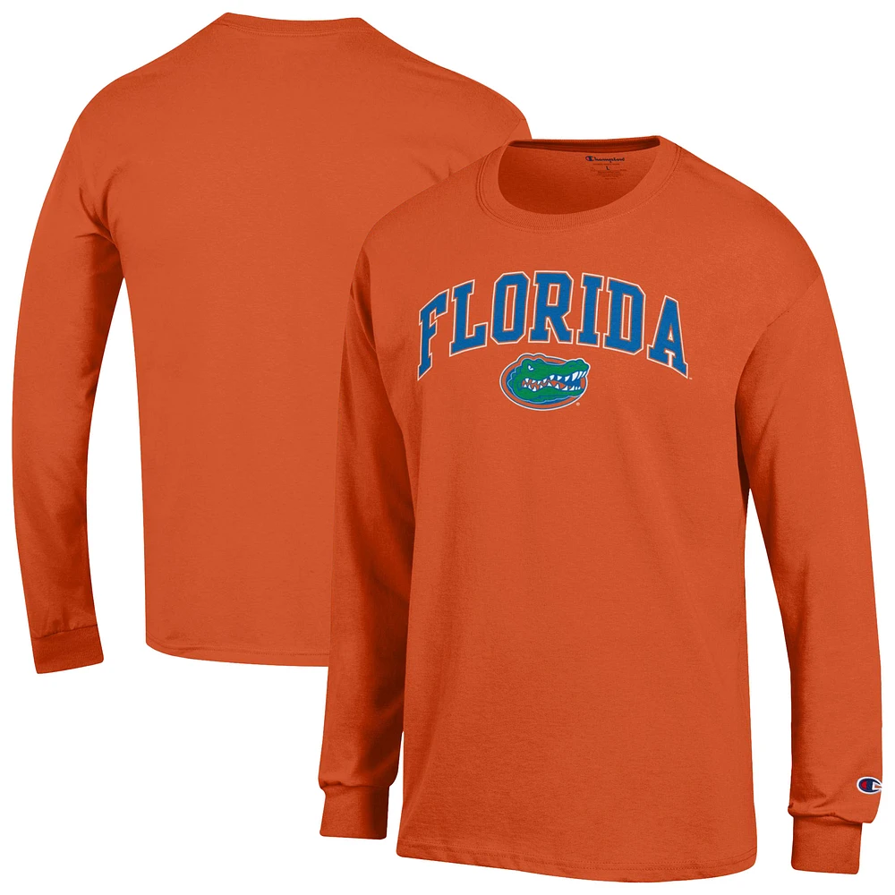 Men's Champion Florida Gators Arch Over Logo Long Sleeve T-Shirt