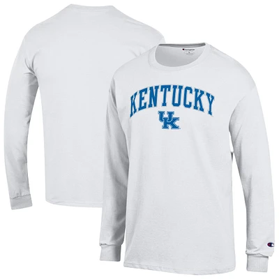 Men's Champion Kentucky Wildcats Arch Over Logo Long Sleeve T-Shirt