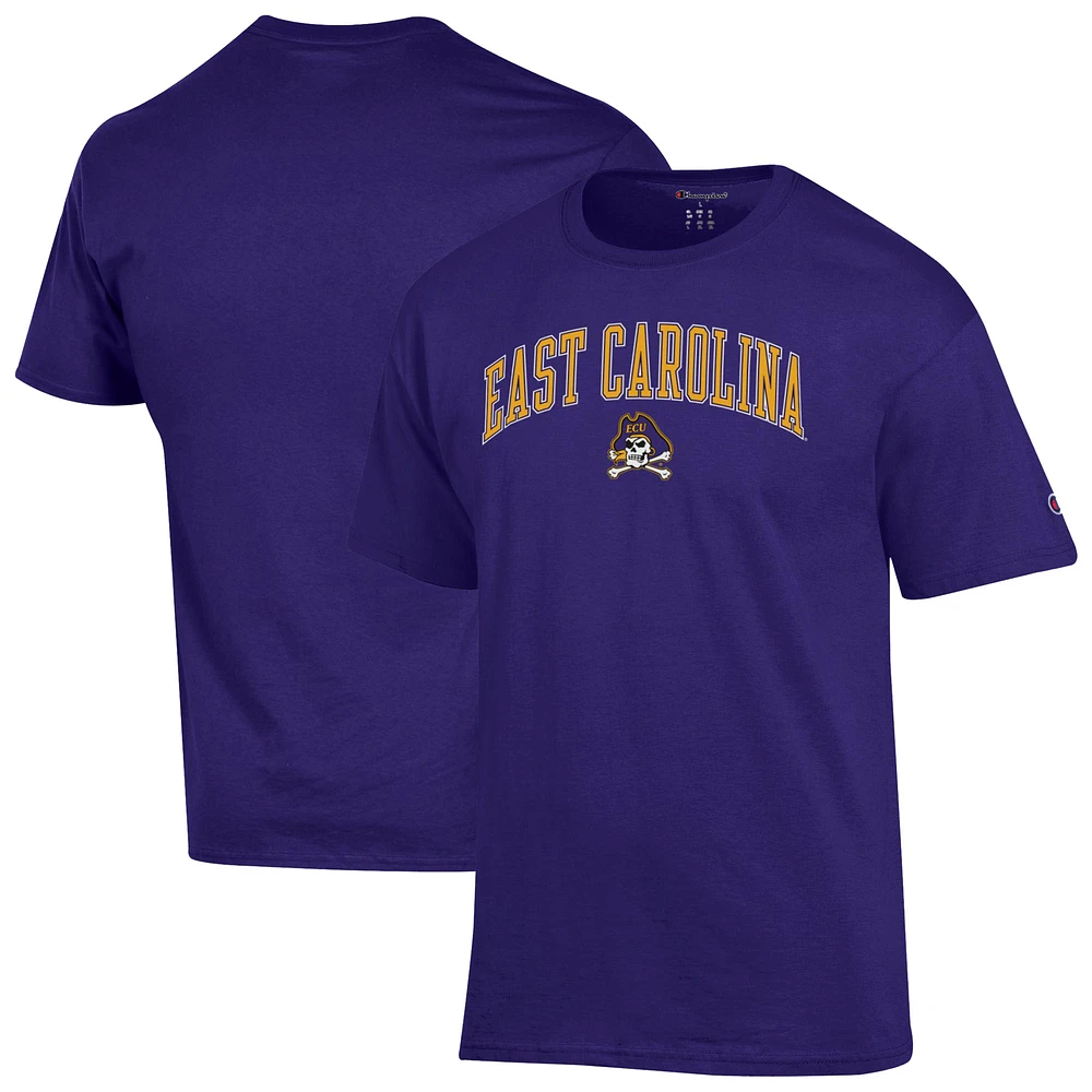 Men's Champion ECU Pirates Arch Over Logo T-Shirt