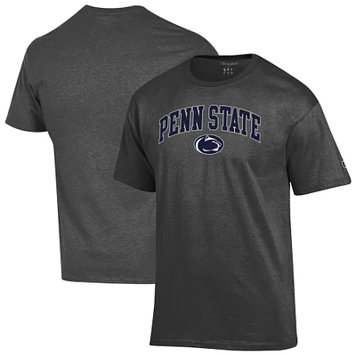 Men's Champion Charcoal Penn State Nittany Lions Arched Logo T-Shirt
