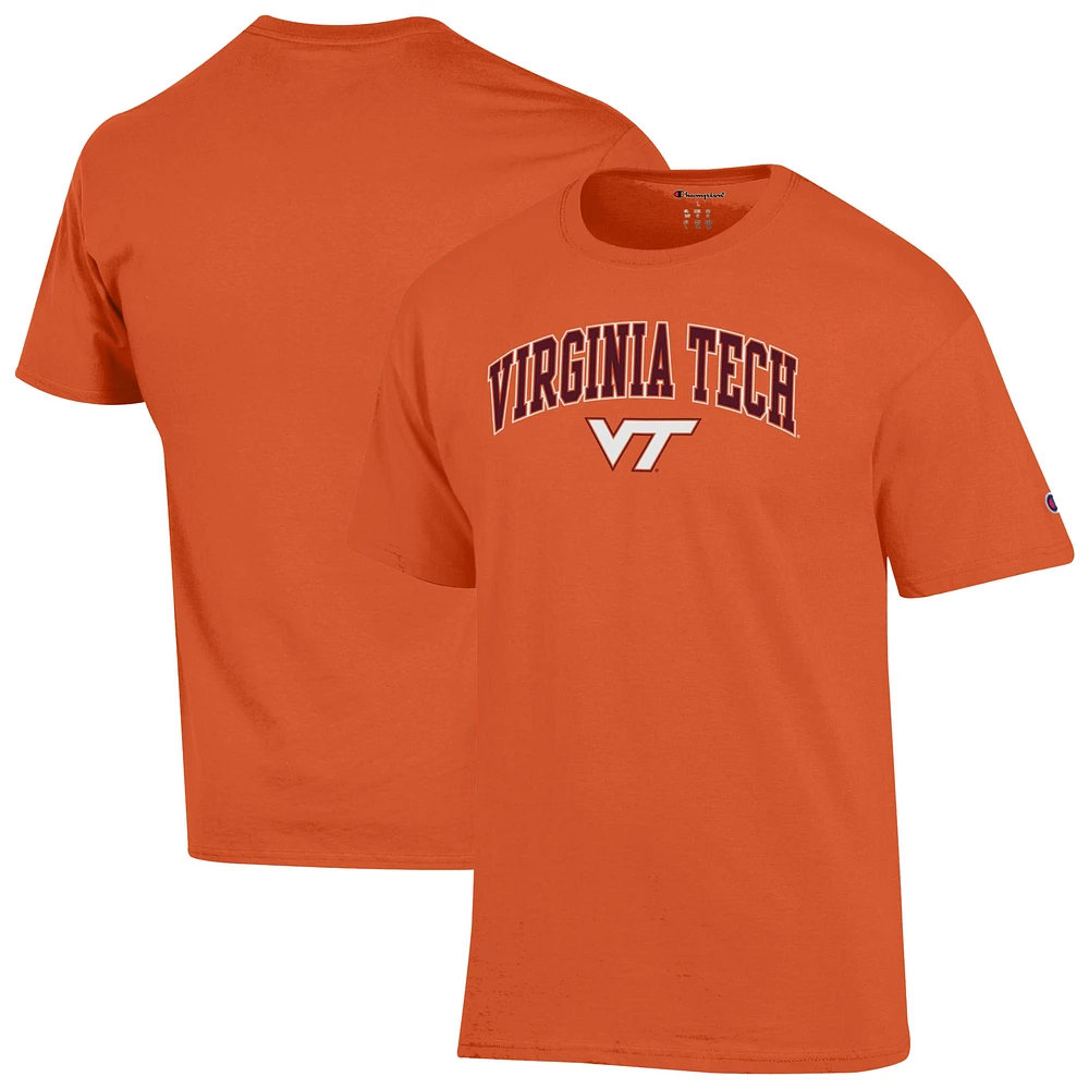 Men's Champion Virginia Tech Hokies Arched Logo T-Shirt