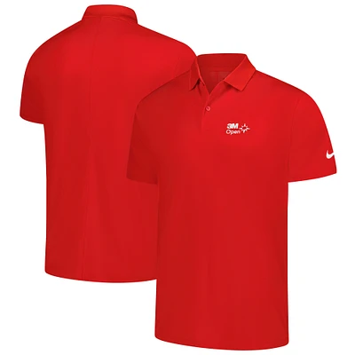 Men's Nike Red 3M Open Victory Solid Performance Polo