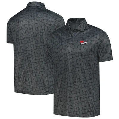 Men's Nike Black 3M Open Longleaf Performance Polo