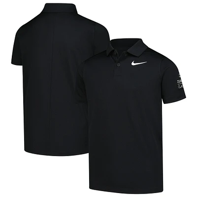 Youth Nike Black The Zurich Classic Victory Performance Polo