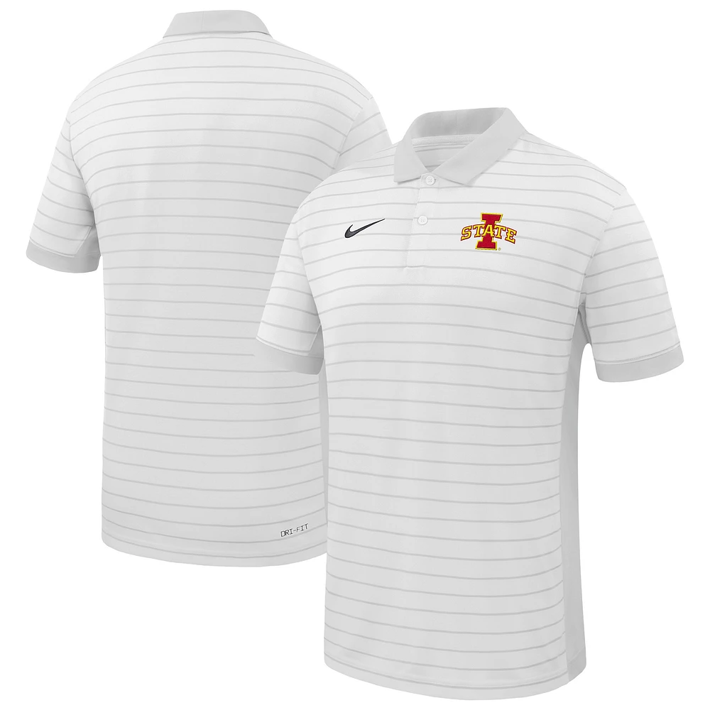 Men's Nike Iowa State Cyclones 2025 Early Season Coaches Sideline Victory Stripe Performance Polo