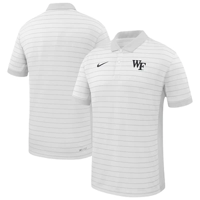 Men's Nike Wake Forest Demon Deacons 2025 Early Season Coaches Sideline Victory Stripe Performance Polo