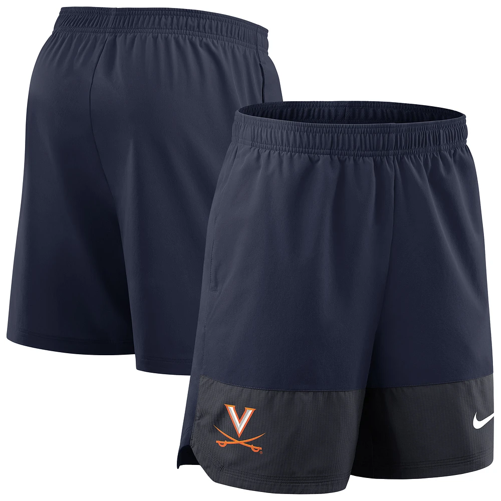 Men's Nike Navy Virginia Cavaliers 2025 Sideline Performance Shorts