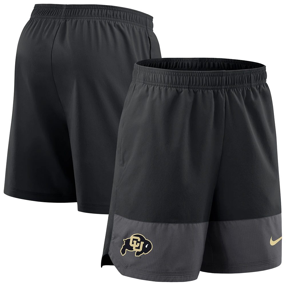 Men's Nike Black Colorado Buffaloes 2025 Sideline Dri-FIT Shorts