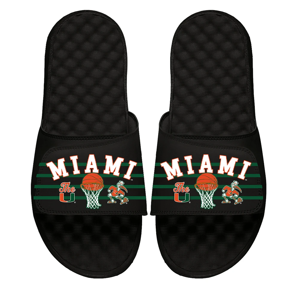 Youth ISlide Miami Hurricanes Collage Slide Sandals