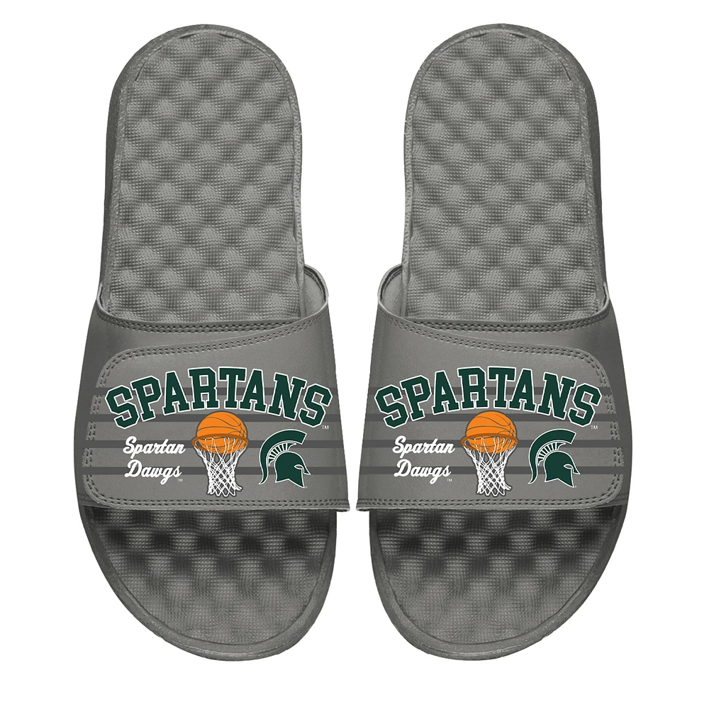 Youth ISlide Michigan State Spartans Collage Slide Sandals