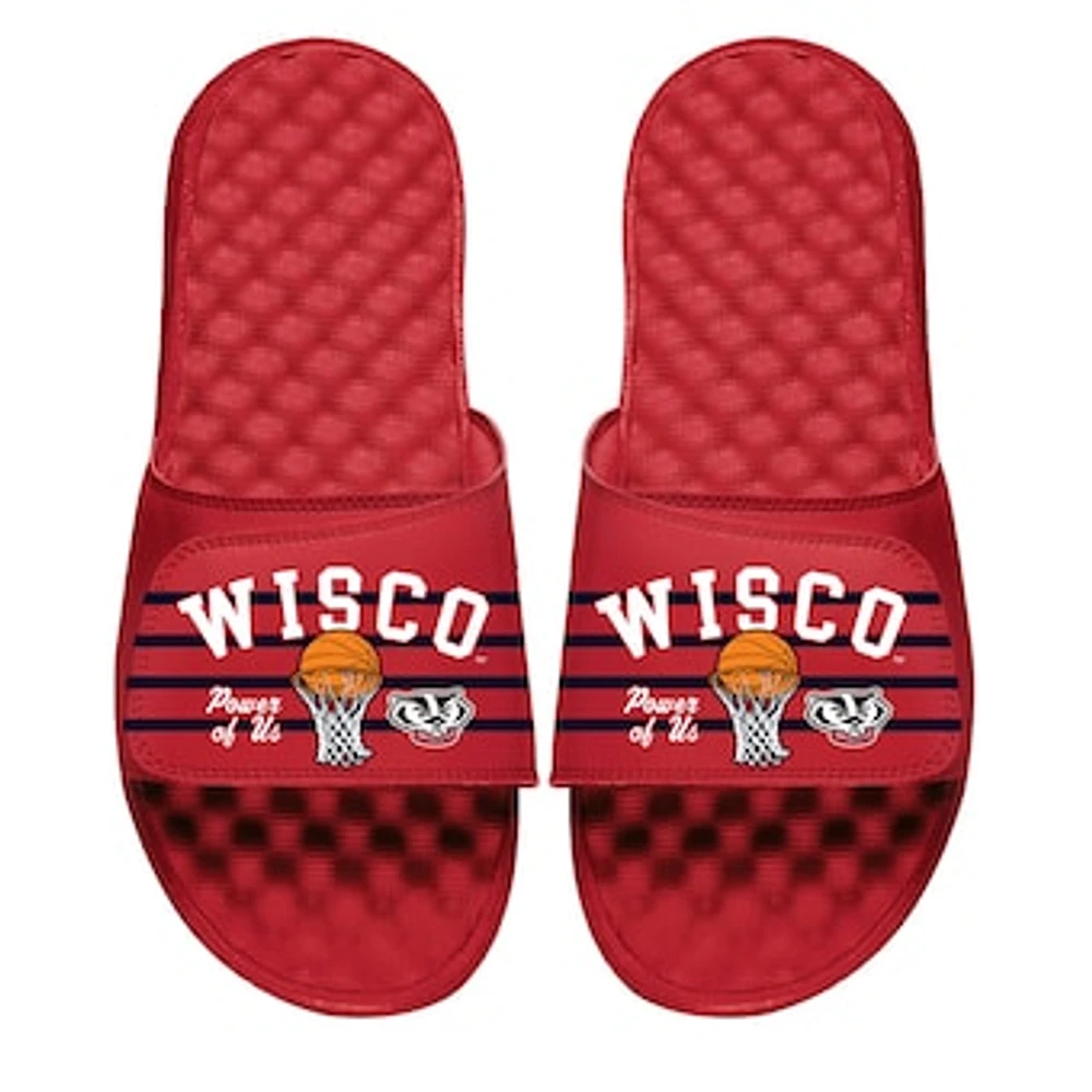Unisex ISlide Wisconsin Badgers Collage Slide Sandals