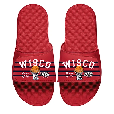 Unisex ISlide Wisconsin Badgers Collage Slide Sandals