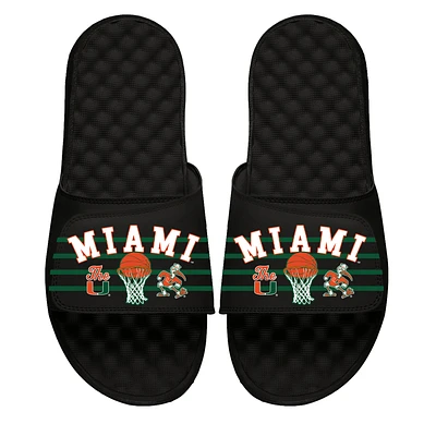 Unisex ISlide Miami Hurricanes Collage Slide Sandals