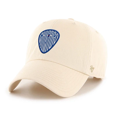 Men's '47 Natural Chicago Cubs Blues Clean Up Adjustable Hat