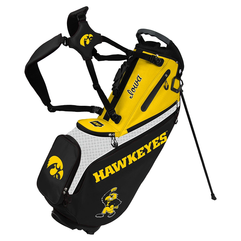 WinCraft Iowa Hawkeyes Back Nine Stand Golf Bag