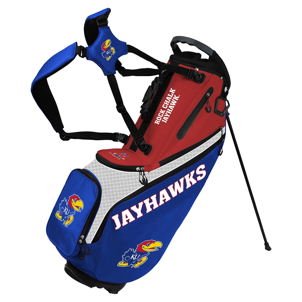 WinCraft Kansas Jayhawks Back Nine Stand Golf Bag