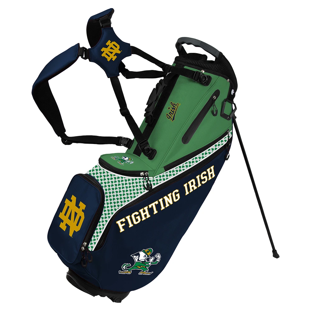 WinCraft Notre Dame Fighting Irish Back Nine Stand Golf Bag