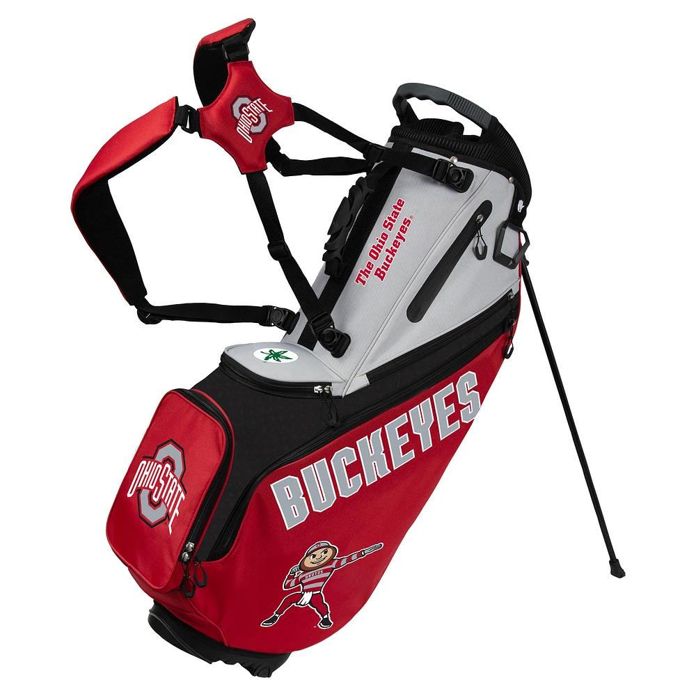 WinCraft Ohio State Buckeyes Back Nine Stand Golf Bag