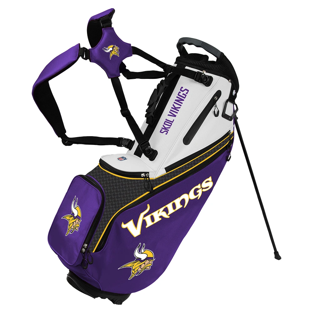 WinCraft Minnesota Vikings Back Nine Stand Golf Bag