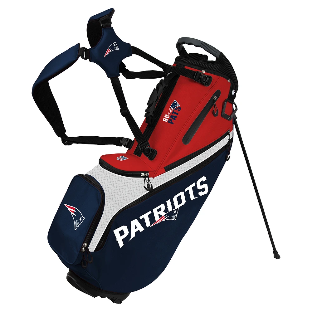 WinCraft New England Patriots Back Nine Stand Golf Bag
