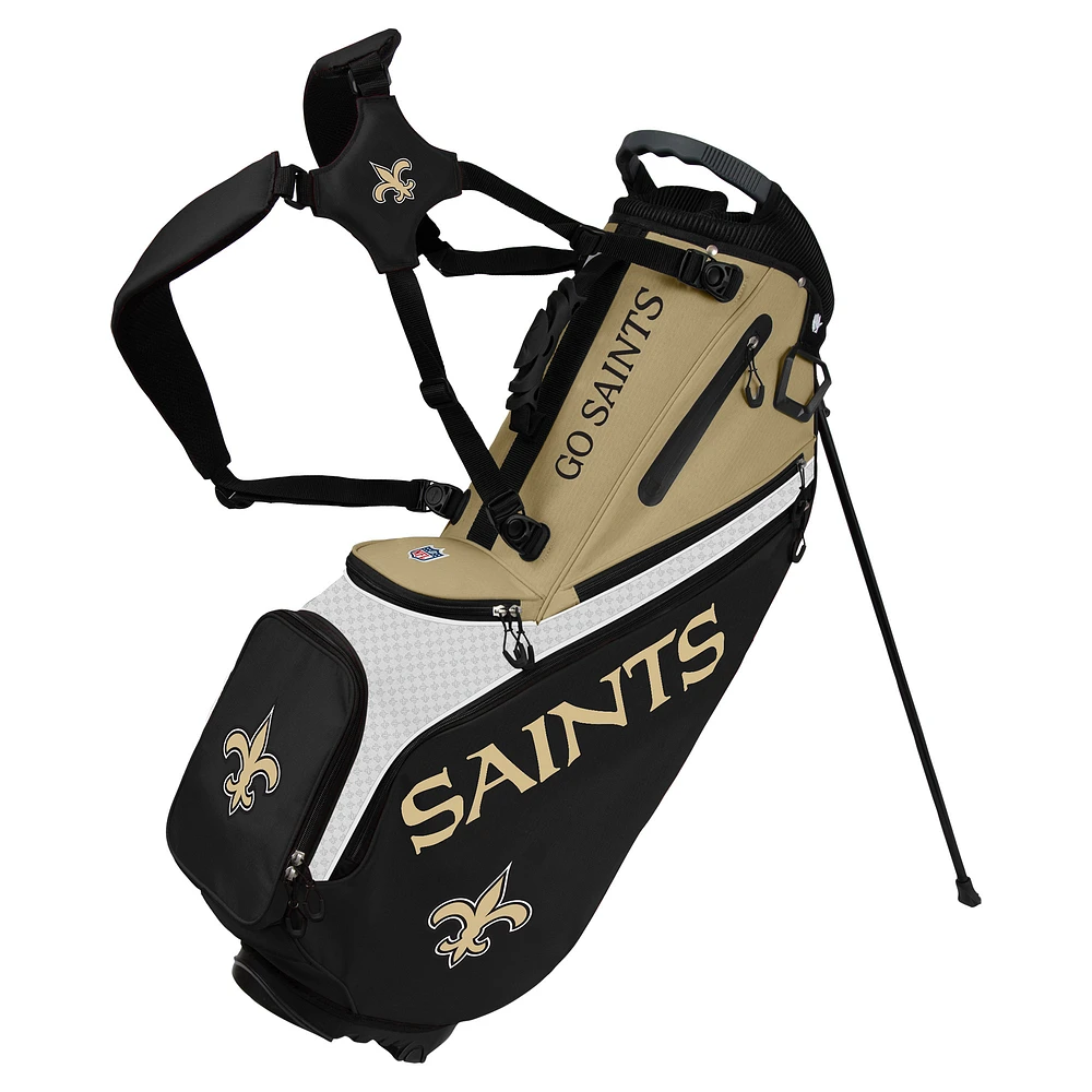 WinCraft New Orleans Saints Back Nine Stand Golf Bag