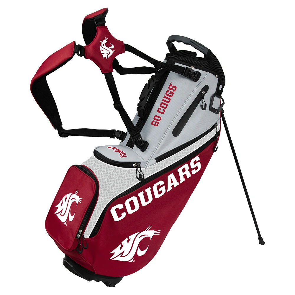 WinCraft Washington State Cougars Back Nine Stand Golf Bag