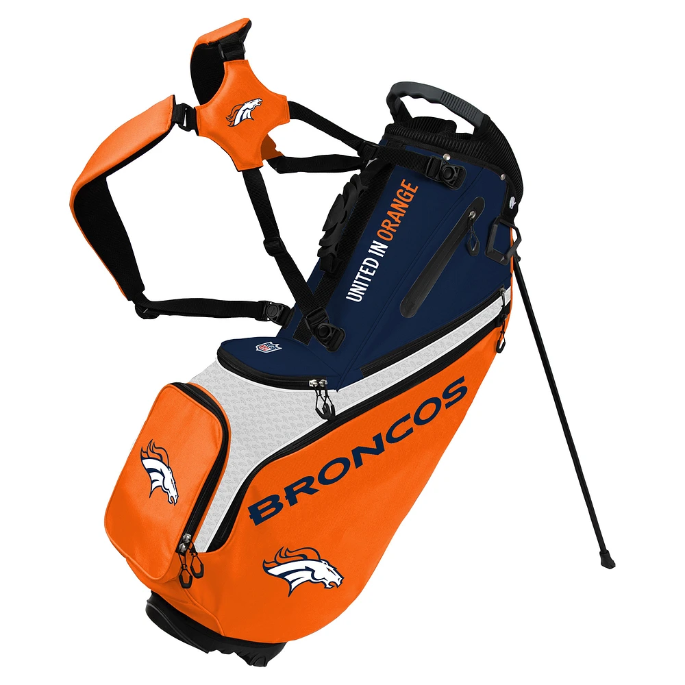 WinCraft Denver Broncos Back Nine Stand Golf Bag