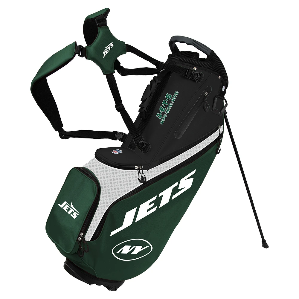 WinCraft New York Jets Back Nine Stand Golf Bag
