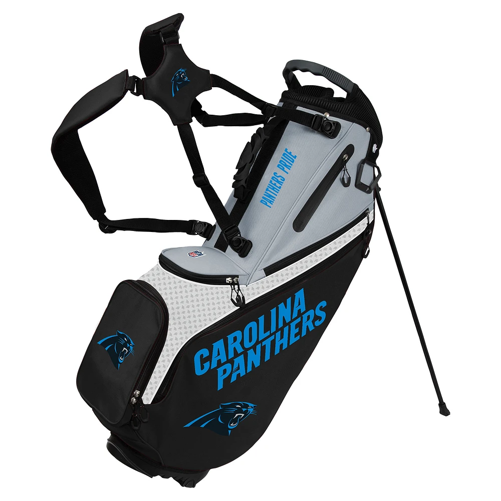 WinCraft Carolina Panthers Back Nine Stand Golf Bag