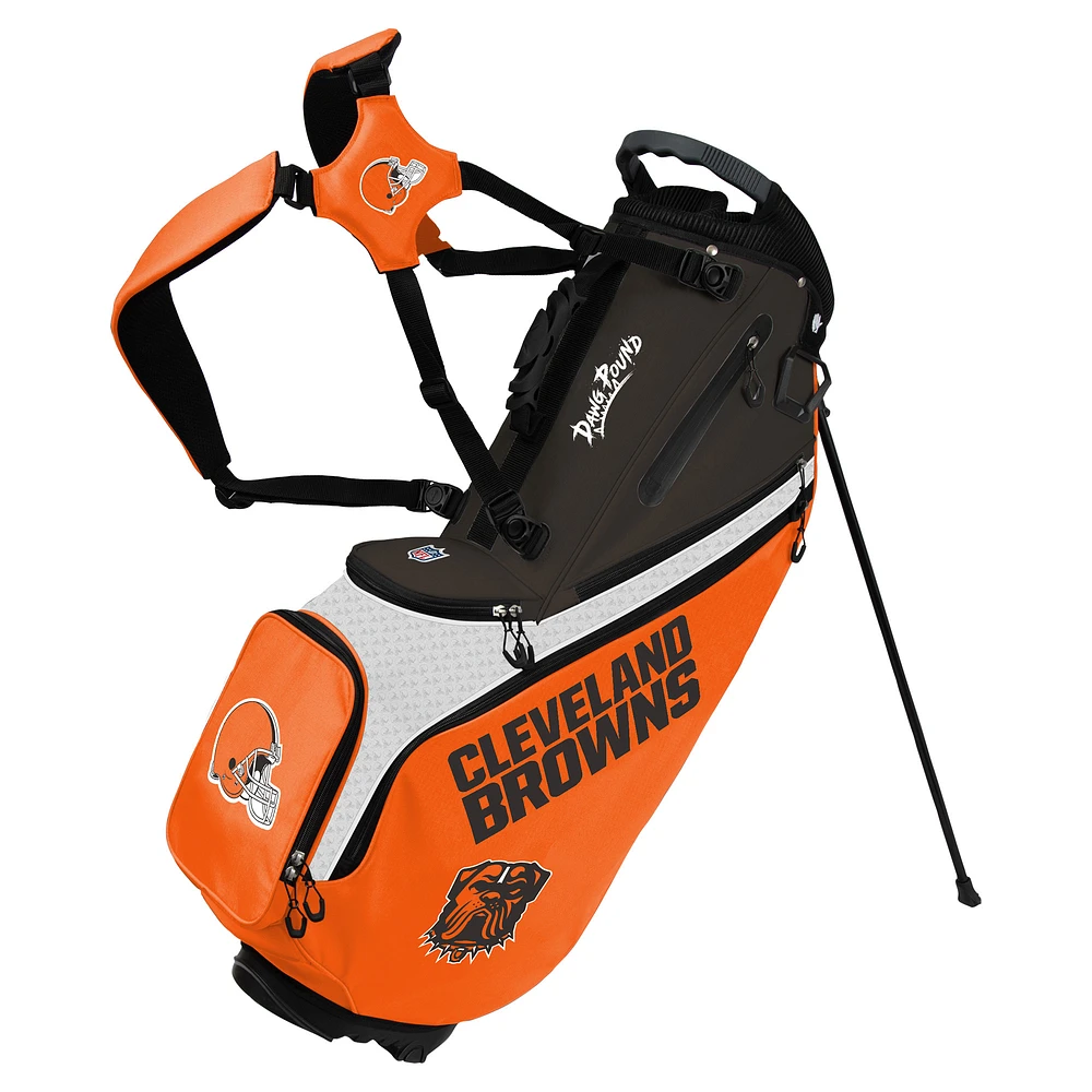 WinCraft Cleveland Browns Back Nine Stand Golf Bag