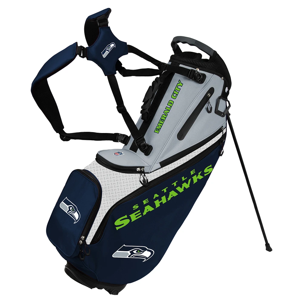 WinCraft Seattle Seahawks Back Nine Stand Golf Bag