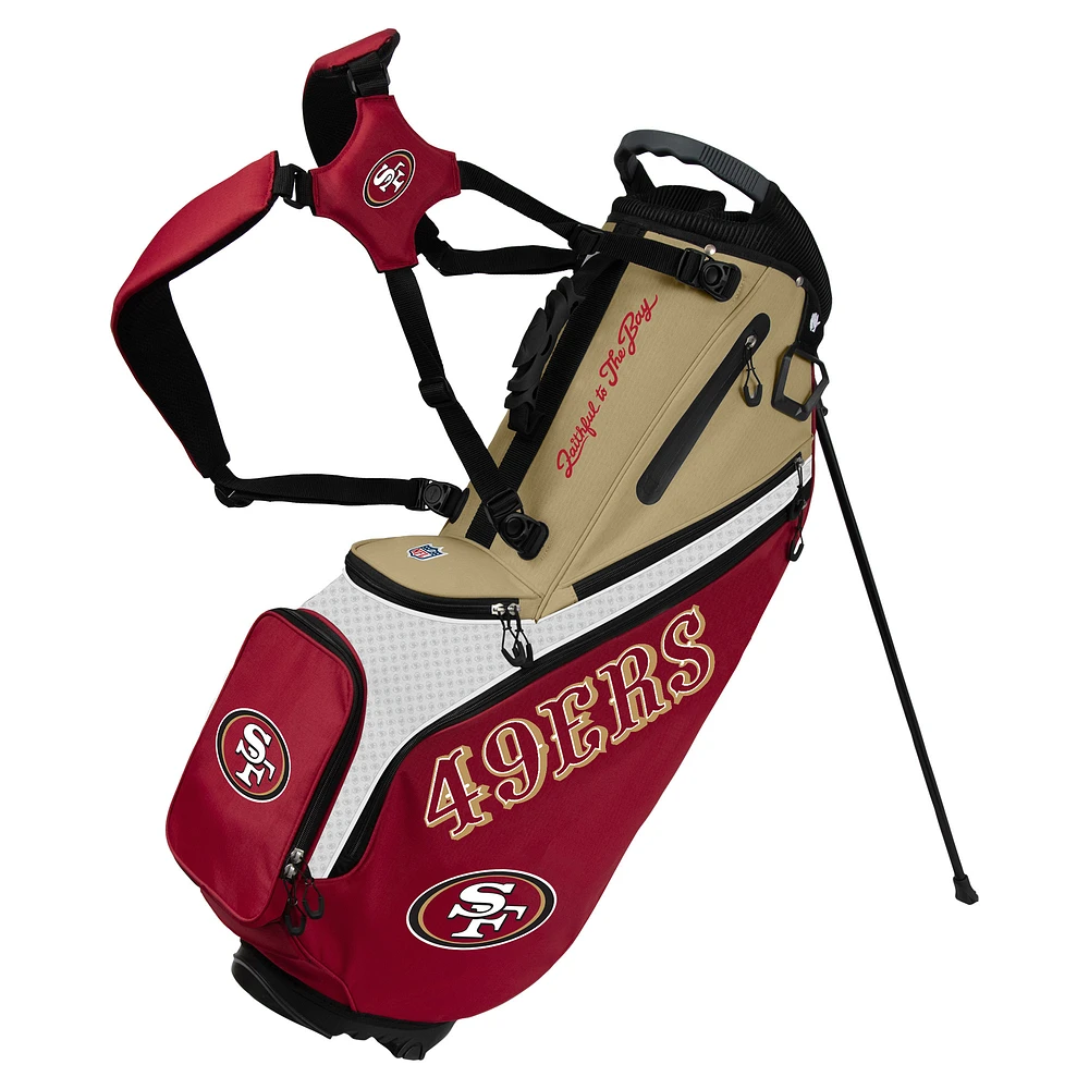WinCraft San Francisco 49ers Back Nine Stand Golf Bag