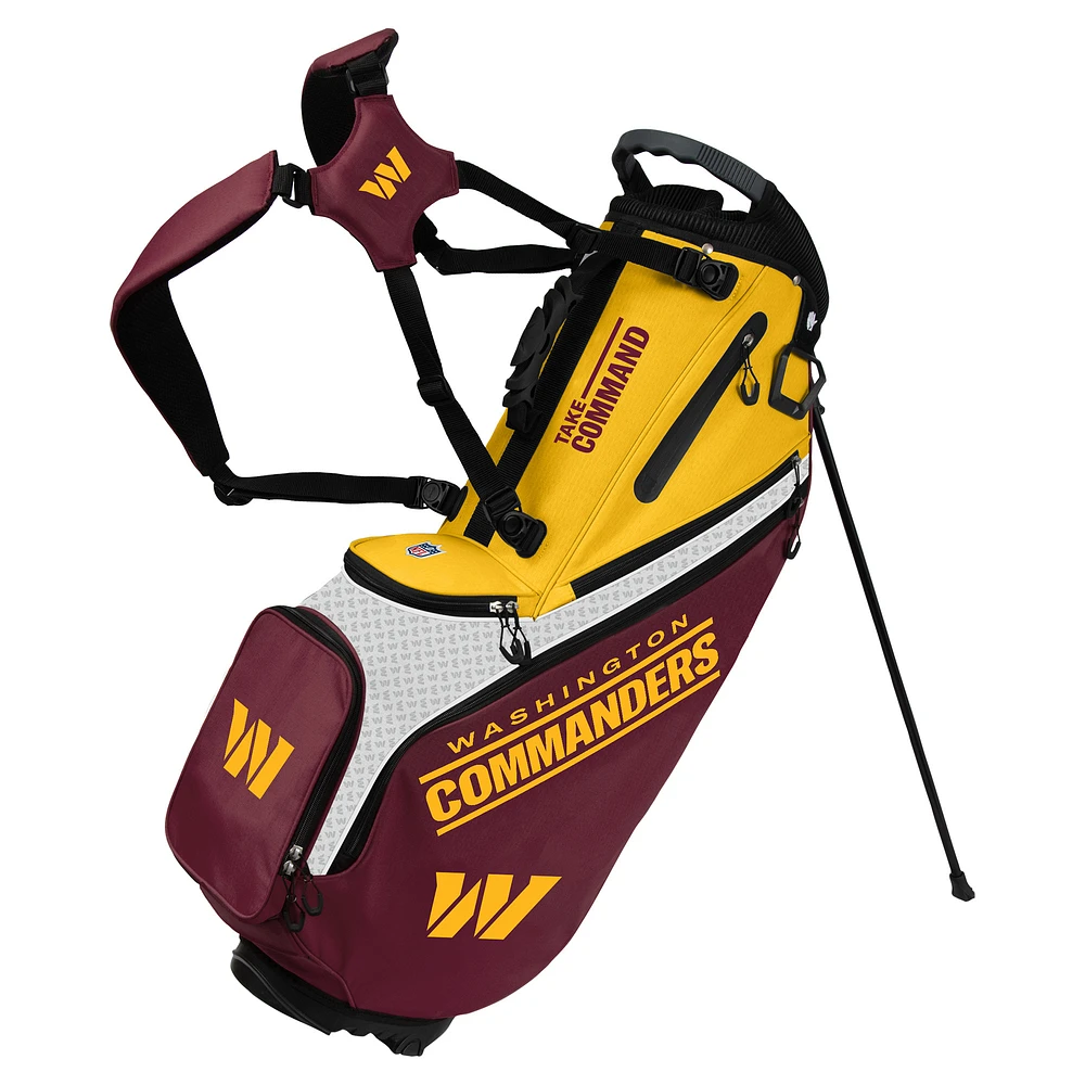 WinCraft Washington Commanders Back Nine Stand Golf Bag