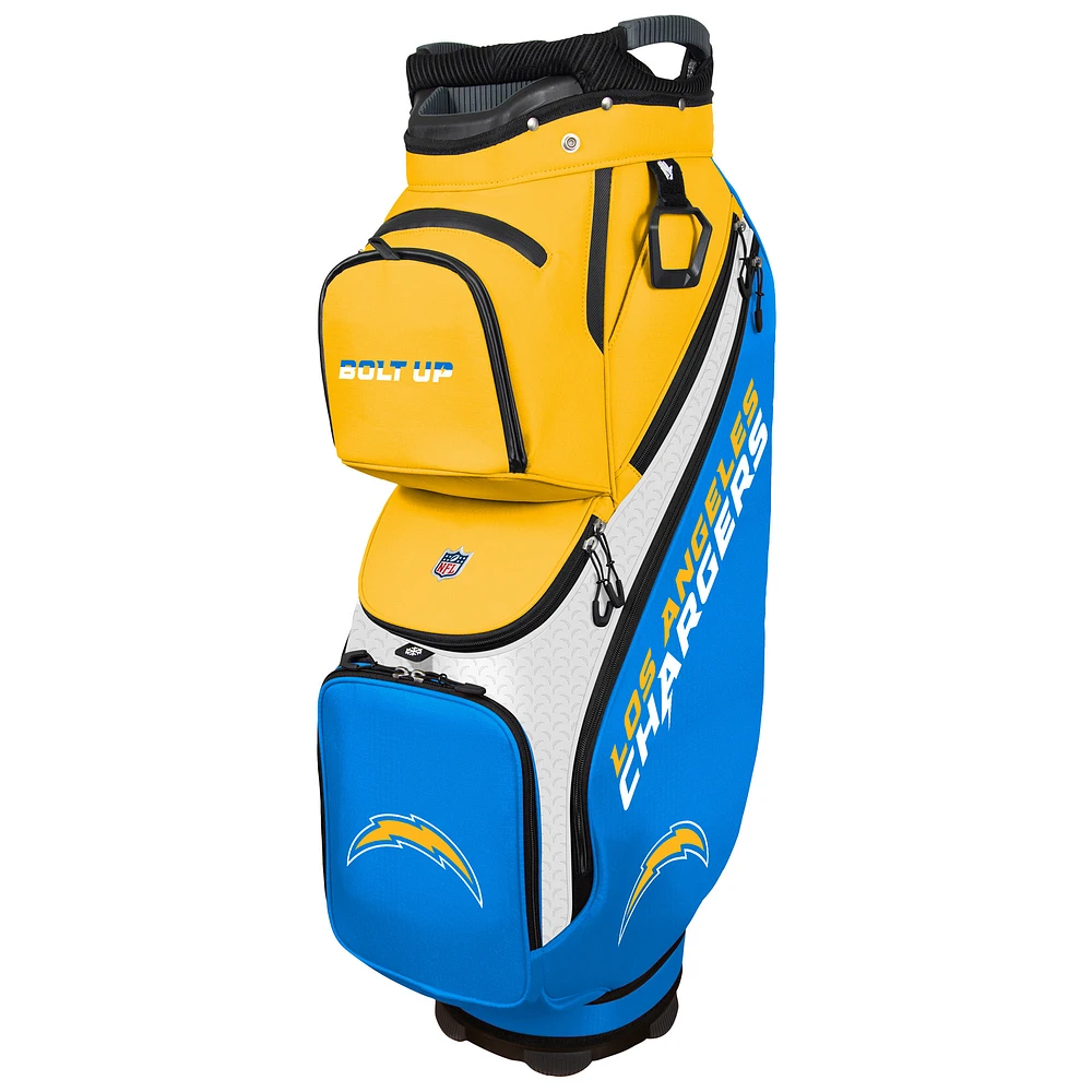 WinCraft Los Angeles Chargers Clubhouse Cooler Cart Golf Bag