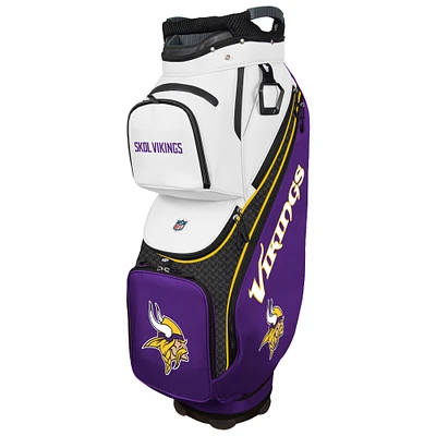 WinCraft Minnesota Vikings Clubhouse Cooler Cart Golf Bag