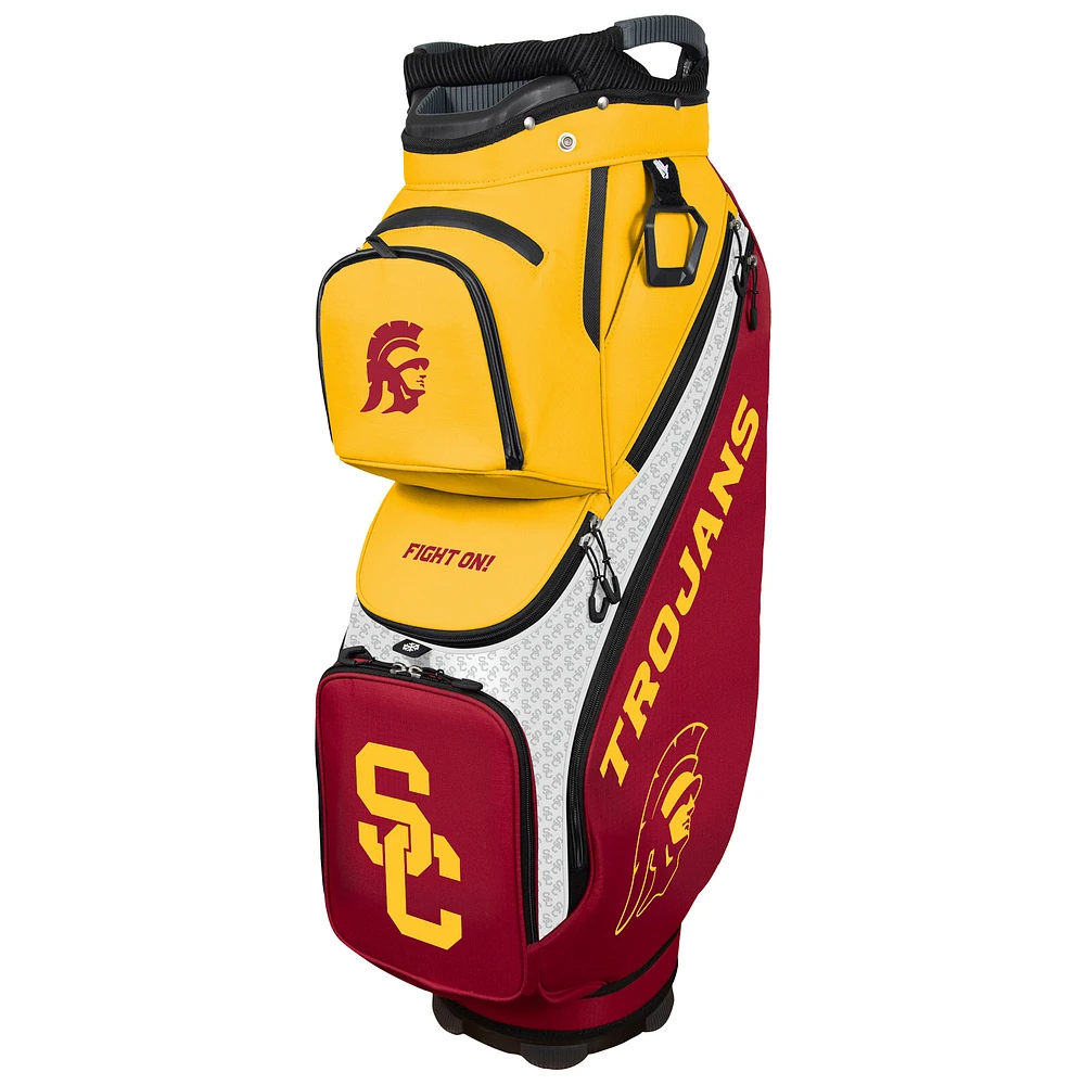WinCraft USC Trojans Clubhouse Cooler Cart Golf Bag