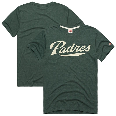 Men's Homage Green San Diego Padres Hyper Local Tri-Blend T-Shirt