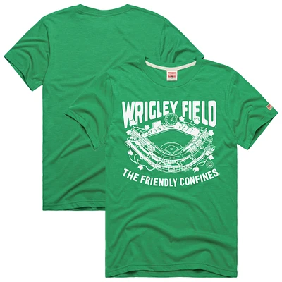 Men's Homage Green Chicago Cubs Hyper Local Tri-Blend T-Shirt