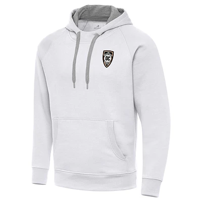 Men's Antigua Orange County SC Victory Raglan Pullover Hoodie