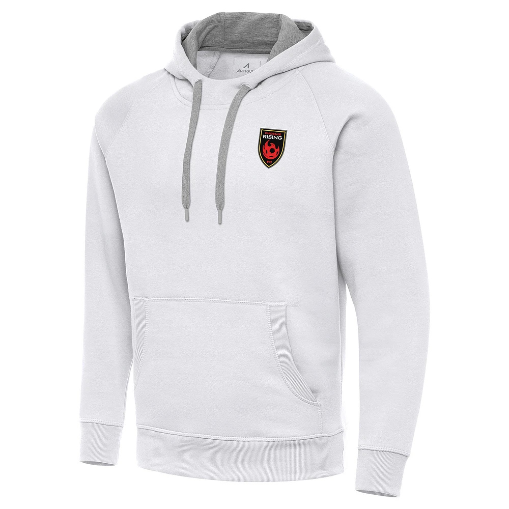 Men's Antigua Phoenix Rising FC Victory Raglan Pullover Hoodie
