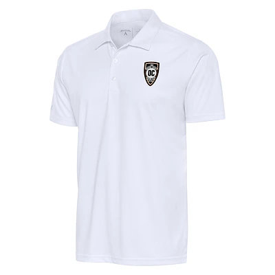 Men's Antigua White Orange County SC Tribute Polo
