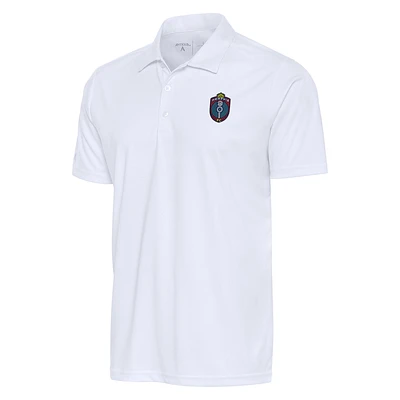 Men's Antigua  White Memphis 901 FC Tribute Polo