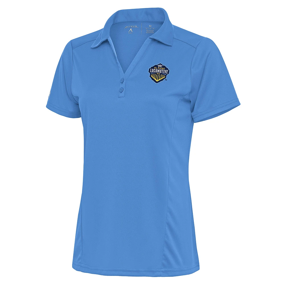 Women's Antigua Powder Blue El Paso Locomotive FC Tribute Polo